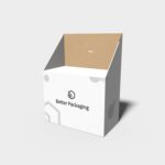 Display boxes/stands top cover folded hooks mockup 170130