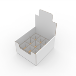 counter display box with inserts 9 grids mockup 170310