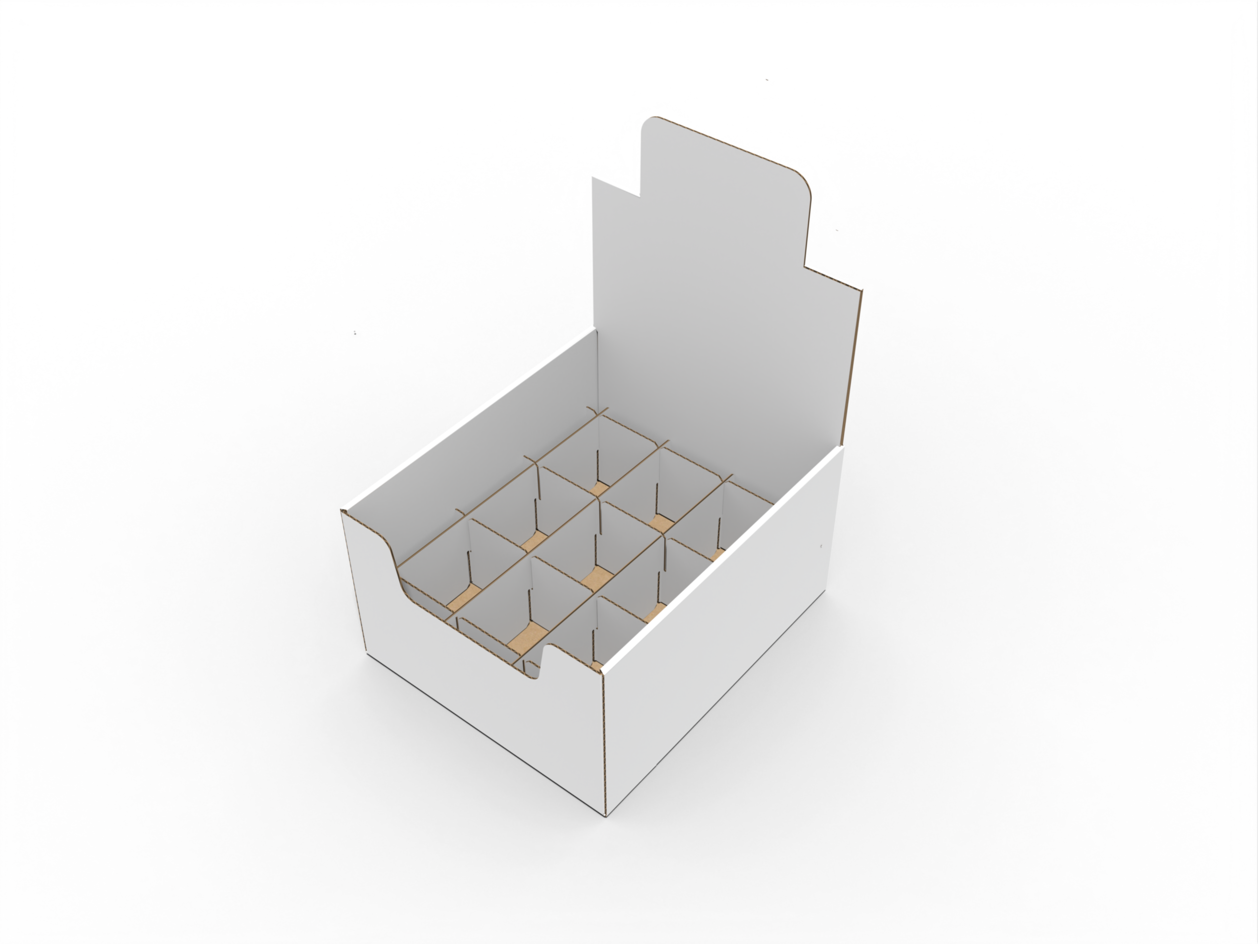 counter display box with inserts 9 grids mockup 170310 counter display box with inserts 9 grids mockup 170310
