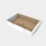 Auto lock tray boxes display /stands mockup 171040