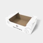 Display tray box mockup