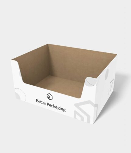 Auto bottome snap lock boxes display display /stands mockup 171050