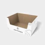 Auto bottome snap lock boxes display display /stands mockup 171050