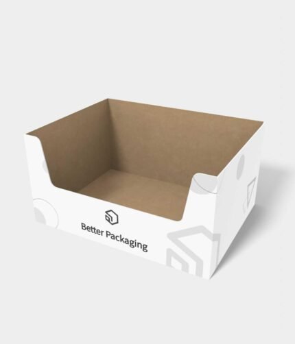 Auto bottome snap lock boxes display display /stands mockup 171050