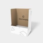 Ordinary folding bottom display boxes display /stands mockup 171090
