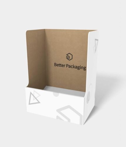 Ordinary folding bottom display boxes display /stands mockup 171090