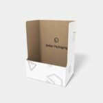 Snap lock bottom display boxes display /stands mockup 171091