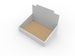 Display boxes/stands bevel full-covered backplanes mockup 171270