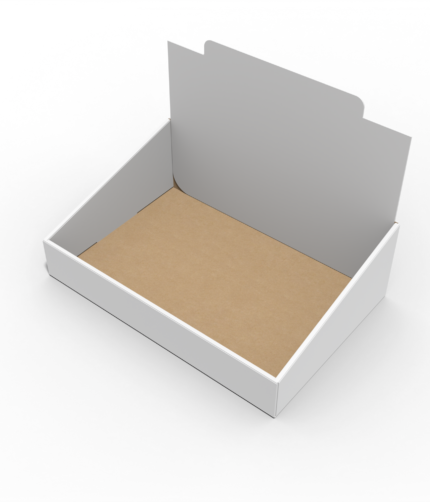 Display boxes/stands bevel full-covered backplanes mockup 171270