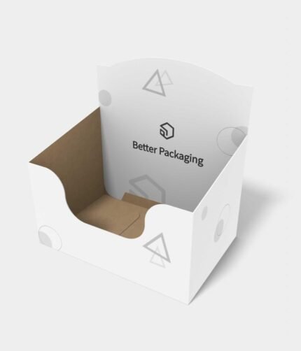 Beveled bottom display boxes display /stands mockup 171370