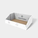 Display boxes/stands bevel hemming mockup 171420