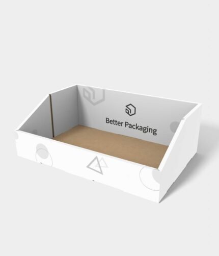 Display boxes/stands bevel hemming mockup 171420