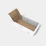 Display boxes three folds back tilted mockup 171460