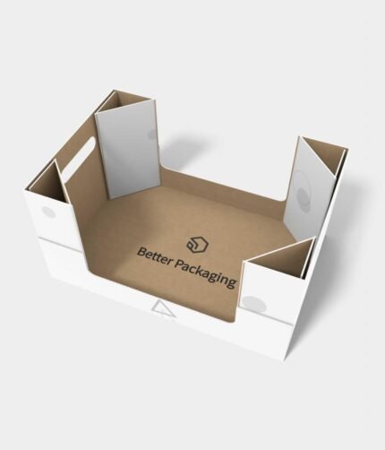 Display boxes corner guard handles mockup 175030