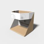 Display boxes/stands hexagonal polygonal mockup 175070