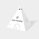 Polygonal boxes conical paper mockup 180030