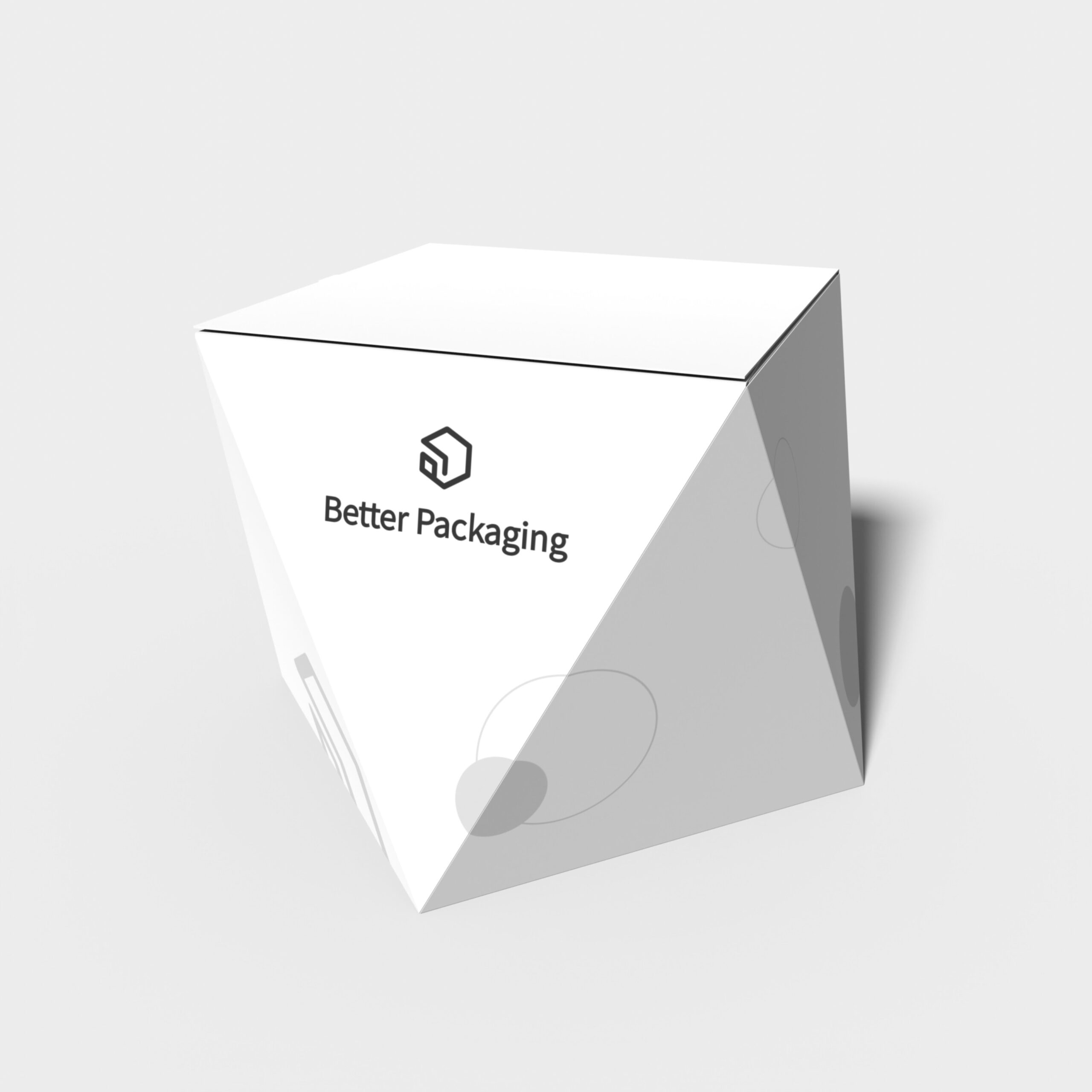 Polygonal boxes triangle eight edges mockup 182022 Polygonal boxes triangle eight edges mockup 182022