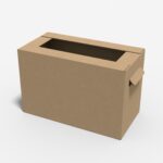 Shipping carton for fresh fruit mockup