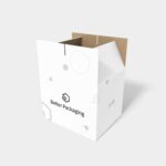 Cartons moving paper mockup