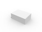 Folding shipping box with 6 grids mockup