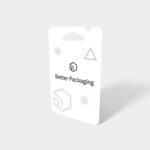 Tag with triangular holes hangtags mockup