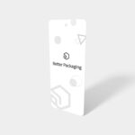 Rectangular clothing tag mockup
