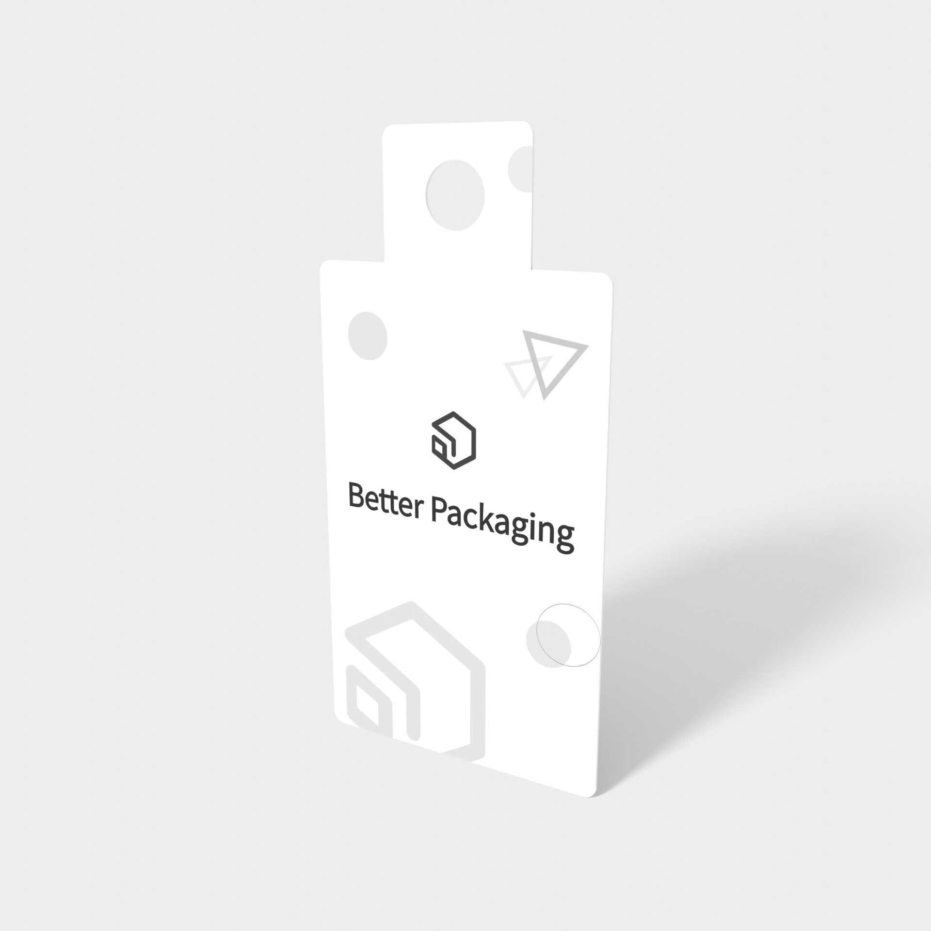 Rectangular clothing label mockup Rectangular clothing label mockup