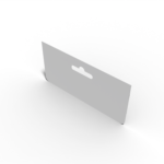 Rectangular price label mockup