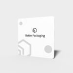 Square greeting card mockup