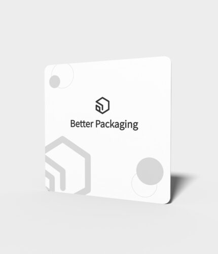 Square greeting card mockup