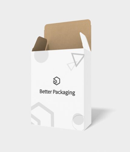 Pvc boxes open up positive three button bottom mockup 401030