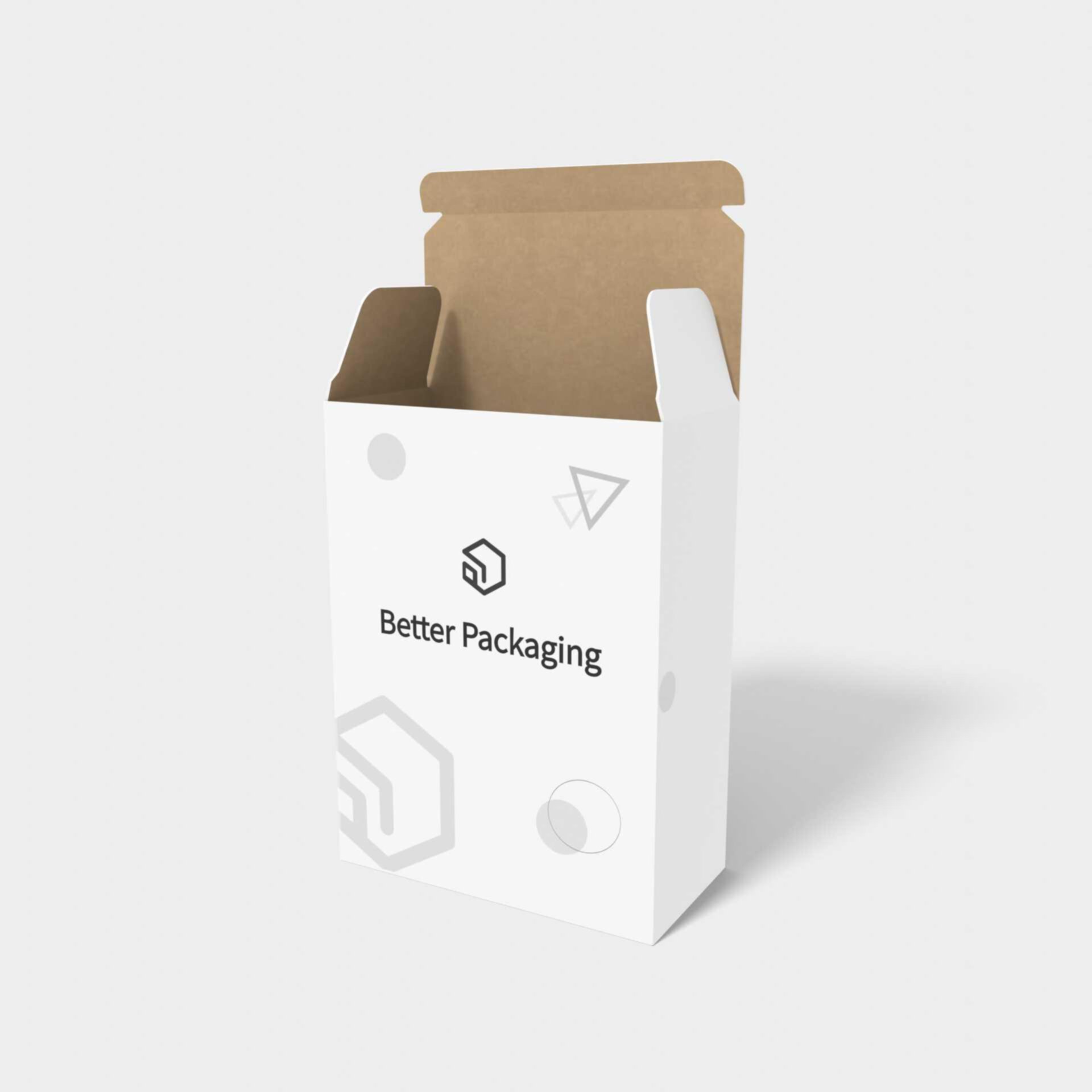 Pvc boxes reverse inserts diagonal lock mockup 401060 Pvc boxes reverse inserts diagonal lock mockup 401060