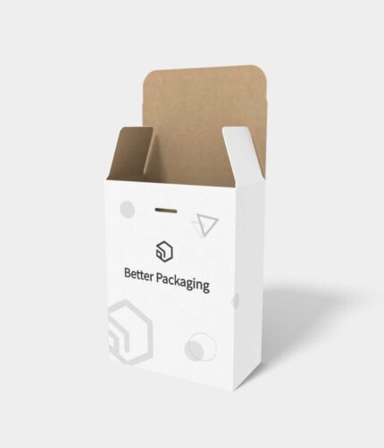Pvc boxes cover upside down auto lock bottom mockup 401080
