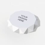 3D Star box mockup