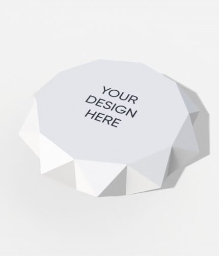 Cardboard star mockup