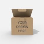 Packaging carton business material mockup 200330