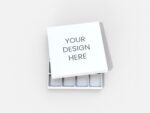 Chocolate box with lid mockup 512060
