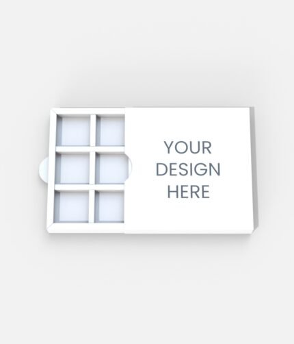 Chocolate box with lid mockup 512030