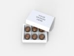 Chocolate box with lid mockup 512040