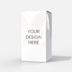 Cosmetic tuck end box mockup 605361