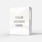 Cosmetic tuck end box mockup 605362