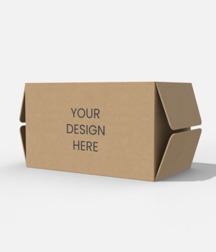 Paper box with handle mockup 200104