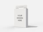 Paper bag with handle mockup 220042