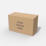 Shipping box for buffer mockup