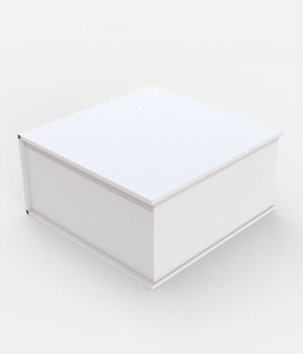 Square magnetic gift box mockup