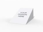 Triangle folding box mockup