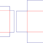 Square gift box with  ribbon mockup