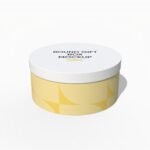 Round cookie gift box mockup