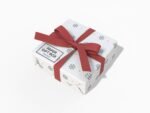 Paper gift box mockup