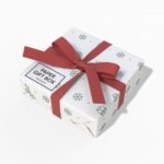 Paper gift box mockup